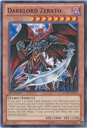 Darklord Zerato [LCYW-EN212] Common - Trinity Hobby