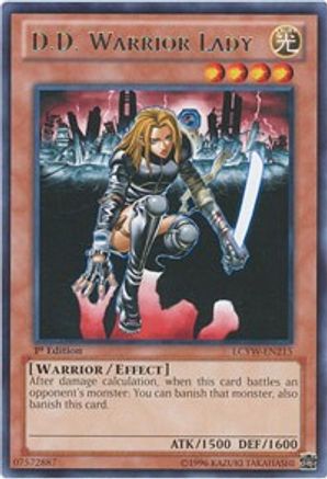 D.D. Warrior Lady [LCYW-EN215] Rare - Trinity Hobby