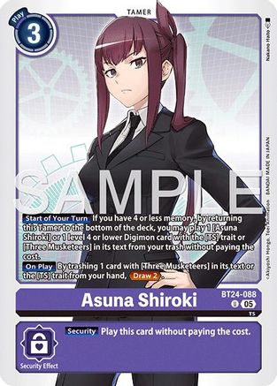 Asuna Shiroki (BT24-088) - [Time Stranger] - Trinity Hobby