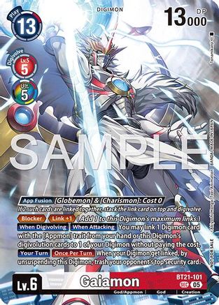 Gaiamon (2026 Dash Pack Campaign) (Alternate Art - Japanese) (BT21-101) - [World Convergence] Foil - Trinity Hobby