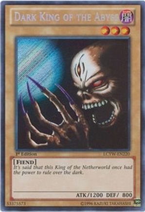 Dark King of the Abyss [LCYW-EN220] Secret Rare - Trinity Hobby