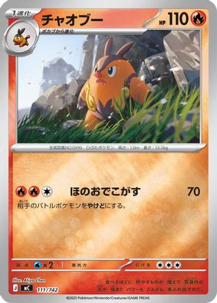 Pignite - 111/742 (Mirror Holo) (Japanese)  111/742 - [Start Deck 100 Battle Collection]