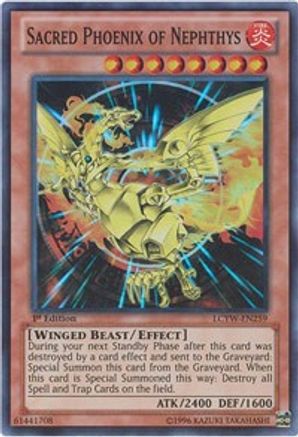 Sacred Phoenix of Nephthys [LCYW-EN259] Super Rare - Trinity Hobby
