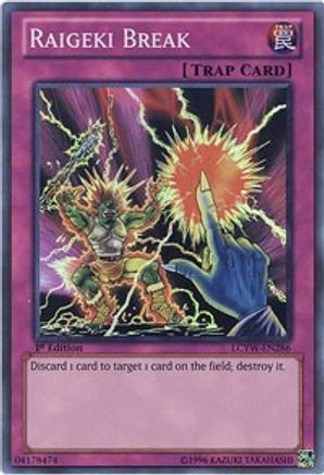 Raigeki Break [LCYW-EN286] Super Rare - Trinity Hobby