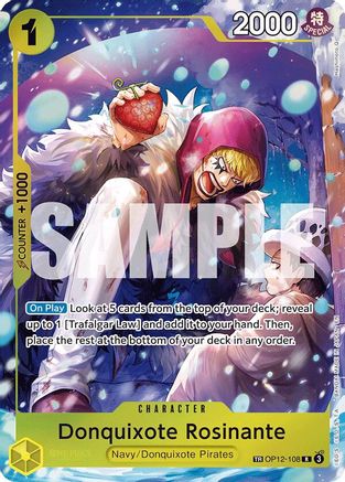 Donquixote Rosinante - OP12-108 (OP12-108) - [The Azure Sea's Seven] Foil - Trinity Hobby