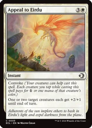 Appeal to Eirdu  [Foil]  (ECL-005) - [Lorwyn Eclipsed] - Trinity Hobby