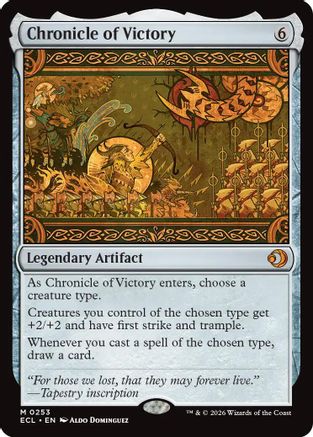 Chronicle of Victory  [Foil]  (ECL-253) - [Lorwyn Eclipsed] - Trinity Hobby