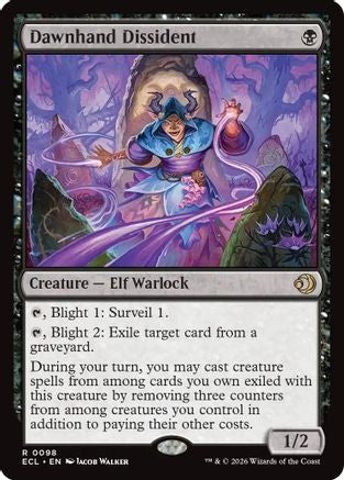 Dawnhand Dissident  [Foil]  (ECL-098) - [Lorwyn Eclipsed] - Trinity Hobby
