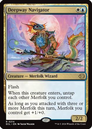 Deepway Navigator  [Foil]  (ECL-214) - [Lorwyn Eclipsed] - Trinity Hobby
