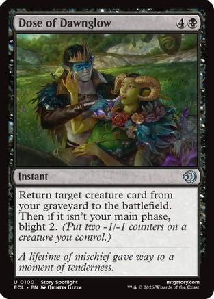 Dose of Dawnglow  [Foil]  (ECL-100) - [Lorwyn Eclipsed] - Trinity Hobby