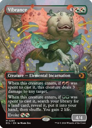 Vibrance (Borderless)  [Foil]  (ECL-295) - [Lorwyn Eclipsed] - Trinity Hobby