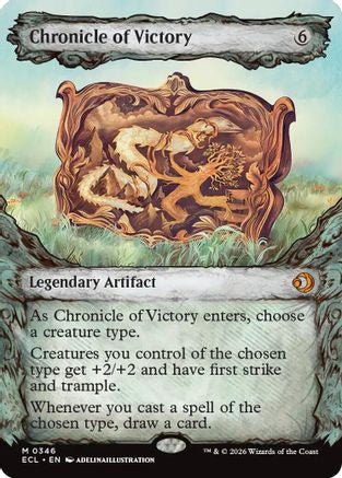 Chronicle of Victory (Showcase)  [Foil]  (ECL-346) - [Lorwyn Eclipsed] - Trinity Hobby