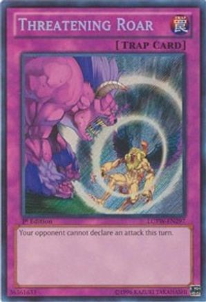 Threatening Roar [LCYW-EN297] Secret Rare - Trinity Hobby