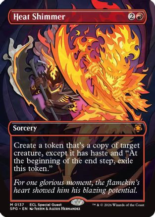 Heat Shimmer (Borderless)  [Foil]  (SPG-137) - [Special Guests] - Trinity Hobby