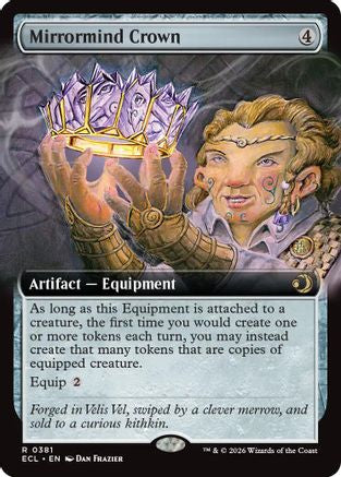 Mirrormind Crown (Extended Art)  (ECL-381) - [Lorwyn Eclipsed] - Trinity Hobby