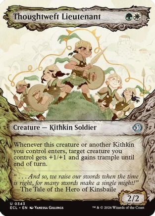 Thoughtweft Lieutenant (Showcase)  (ECL-343) - [Lorwyn Eclipsed] - Trinity Hobby