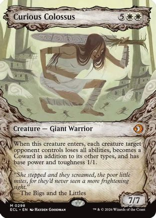 Curious Colossus (Showcase)  (ECL-298) - [Lorwyn Eclipsed] - Trinity Hobby