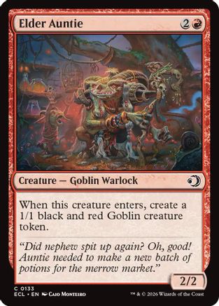 Elder Auntie  [Foil]  (ECL-133) - [Lorwyn Eclipsed] - Trinity Hobby