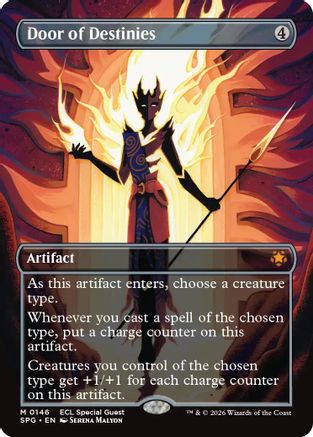 Door of Destinies (Borderless)  [Foil]  (SPG-146) - [Special Guests] - Trinity Hobby