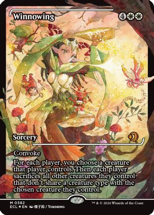 Winnowing (Showcase)  [Foil]  (ECL-382) - [Lorwyn Eclipsed] - Trinity Hobby
