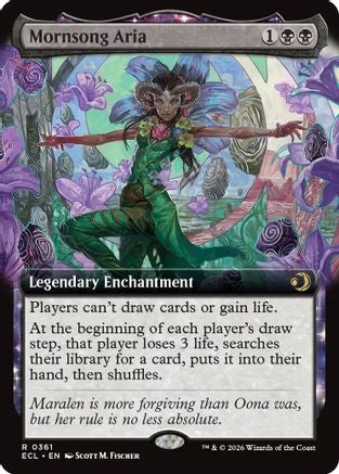 Mornsong Aria (Extended Art)  [Foil]  (ECL-361) - [Lorwyn Eclipsed] - Trinity Hobby
