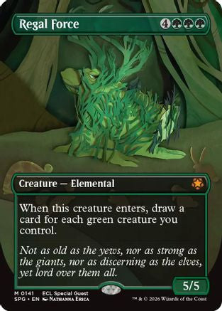 Regal Force (Borderless)  [Foil]  (SPG-141) - [Special Guests] - Trinity Hobby