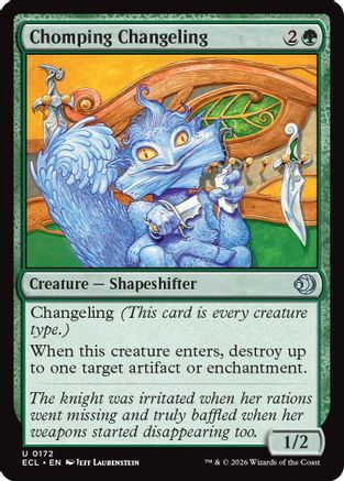 Chomping Changeling  [Foil]  (ECL-172) - [Lorwyn Eclipsed] - Trinity Hobby