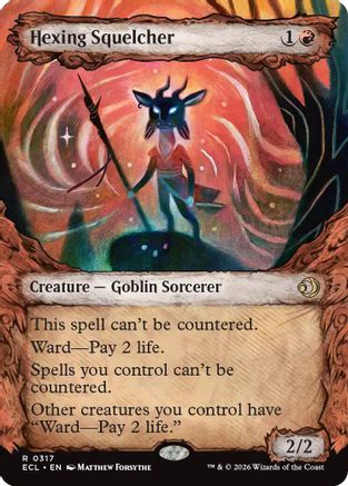 Hexing Squelcher (Showcase)  [Foil]  (ECL-317) - [Lorwyn Eclipsed] - Trinity Hobby