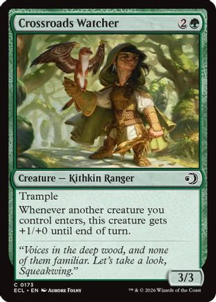 Crossroads Watcher  [Foil]  (ECL-173) - [Lorwyn Eclipsed] - Trinity Hobby