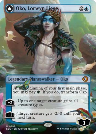 Oko, Lorwyn Liege (Borderless)  [Foil]  (ECL-287) - [Lorwyn Eclipsed] - Trinity Hobby