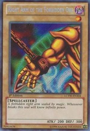 Right Arm of the Forbidden One [LCYW-EN304] Secret Rare - Trinity Hobby