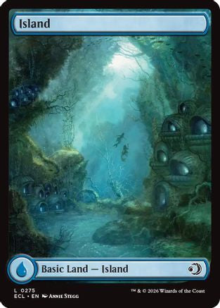 Island (0275)  [Foil]  (ECL-275) - [Lorwyn Eclipsed] - Trinity Hobby