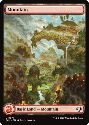 Mountain (0277)  [Foil]  (ECL-277) - [Lorwyn Eclipsed] - Trinity Hobby