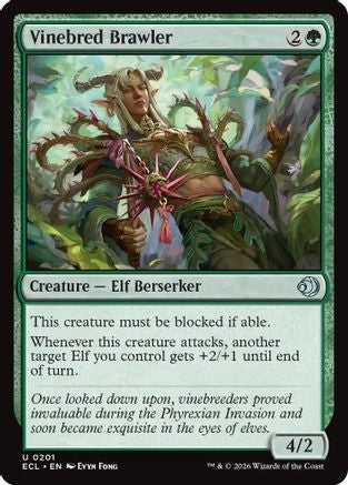 Vinebred Brawler  [Foil]  (ECL-201) - [Lorwyn Eclipsed] - Trinity Hobby