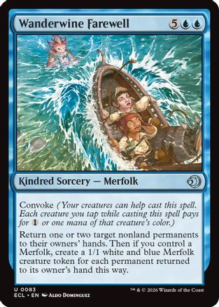 Wanderwine Farewell  [Foil]  (ECL-083) - [Lorwyn Eclipsed] - Trinity Hobby