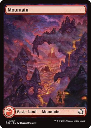Mountain (0282)  [Foil]  (ECL-282) - [Lorwyn Eclipsed] - Trinity Hobby