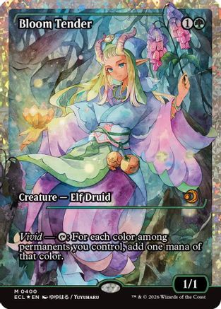 Bloom Tender (0400) (Showcase) (Fracture Foil)  [Foil]  (ECL-400) - [Lorwyn Eclipsed] - Trinity Hobby
