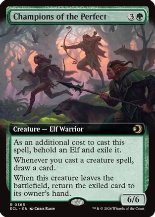 Champions of the Perfect (Extended Art)  [Foil]  (ECL-365) - [Lorwyn Eclipsed] - Trinity Hobby