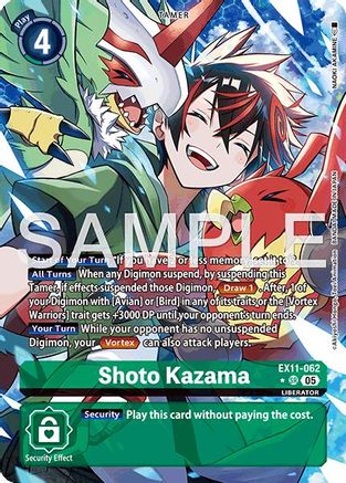 Shoto Kazama (Alternate Art) (EX11-062) - [Dawn of Liberator] Foil - Trinity Hobby