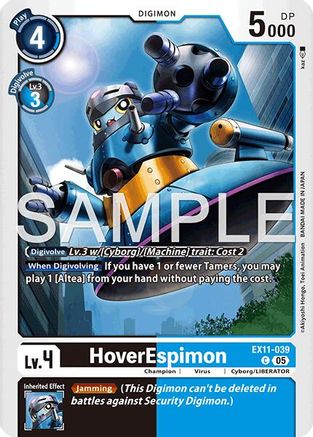HoverEspimon (EX11-039) - [Dawn of Liberator] - Trinity Hobby