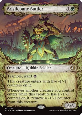 Bristlebane Battler (Showcase)  (ECL-325) - [Lorwyn Eclipsed] - Trinity Hobby
