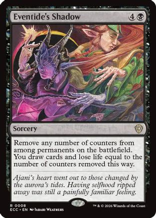 Eventide's Shadow  (ECC-008) - [Commander: Lorwyn Eclipsed] - Trinity Hobby