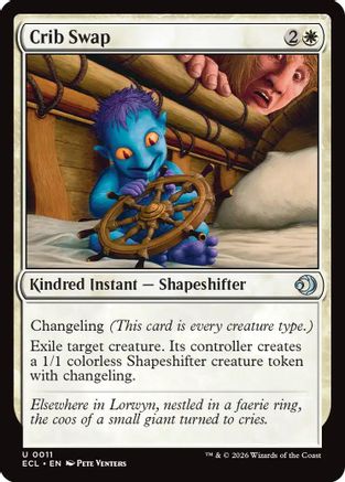 Crib Swap  [Foil]  (ECL-011) - [Lorwyn Eclipsed] - Trinity Hobby