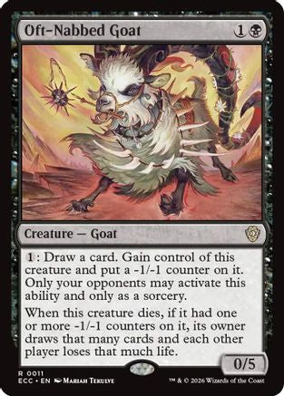 Oft-Nabbed Goat  (ECC-011) - [Commander: Lorwyn Eclipsed] - Trinity Hobby