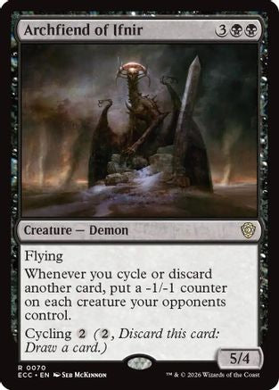 Archfiend of Ifnir  (ECC-070) - [Commander: Lorwyn Eclipsed] - Trinity Hobby