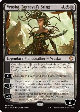 Vraska, Betrayal's Sting  (ECC-088) - [Commander: Lorwyn Eclipsed] - Trinity Hobby