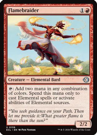 Flamebraider  [Foil]  (ECL-139) - [Lorwyn Eclipsed] - Trinity Hobby