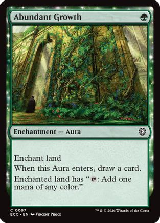 Abundant Growth  (ECC-097) - [Commander: Lorwyn Eclipsed] - Trinity Hobby