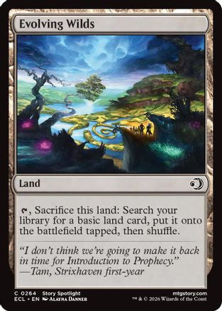 Evolving Wilds  [Foil]  (ECL-264) - [Lorwyn Eclipsed] - Trinity Hobby