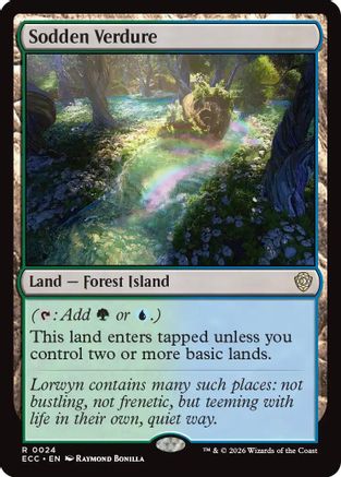 Sodden Verdure  (ECC-024) - [Commander: Lorwyn Eclipsed] - Trinity Hobby